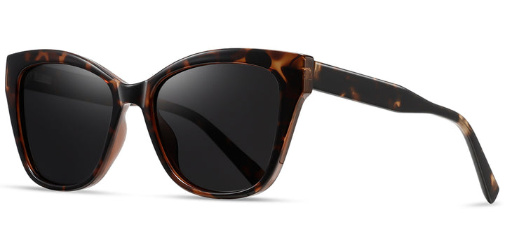Tortoiseshell + Dark Gray Polarized Lenses (SG6766-2)
