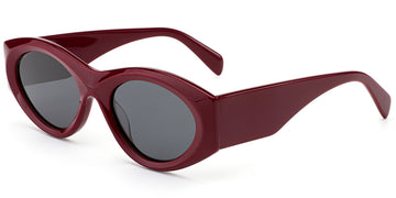 Wine Red + Dark Gray Polarized Lenses (SG6241-4)