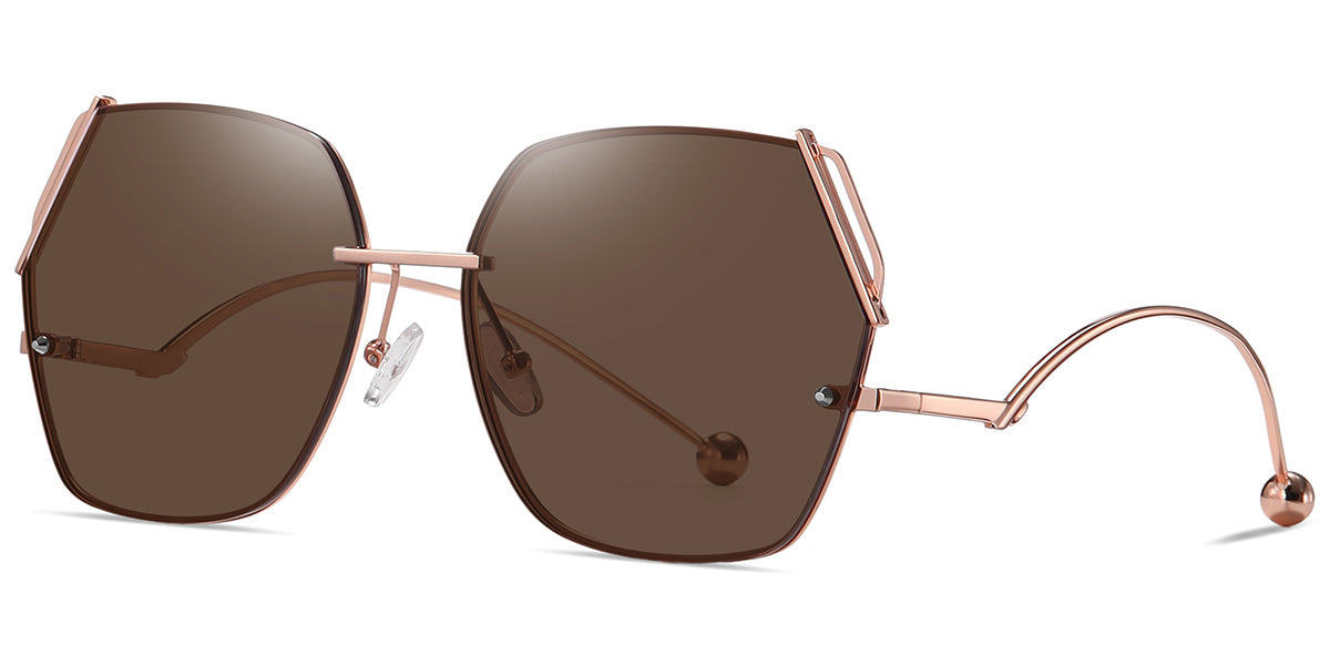 Rose Gold + Amber Polarized Lenses (SG5310-2)