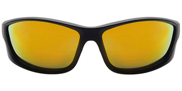 Black + Mirrored Yellow Polarized Lenses (SG6283-1)