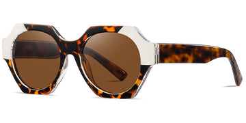 Pattern Tortoiseshell + Amber Polarized Lenses (SG6269-2)