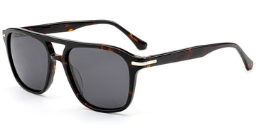 Tortoiseshell + Dark Gray Polarized Lenses (SG6111-2)