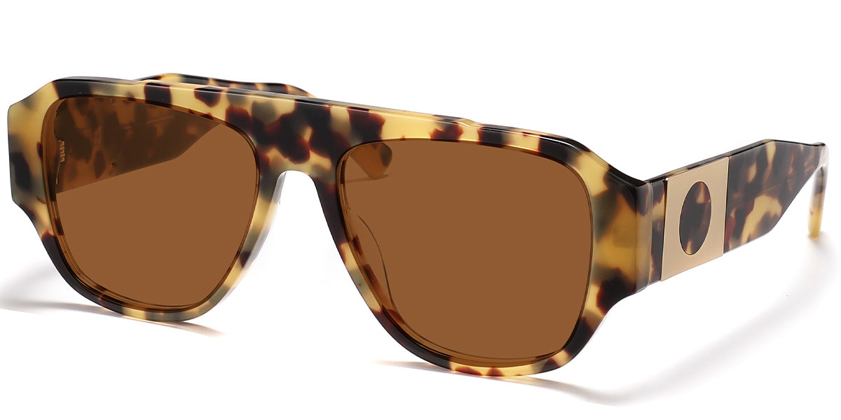 Tortoiseshell + Dark Gray Polarized Lenses (SG5962-3)