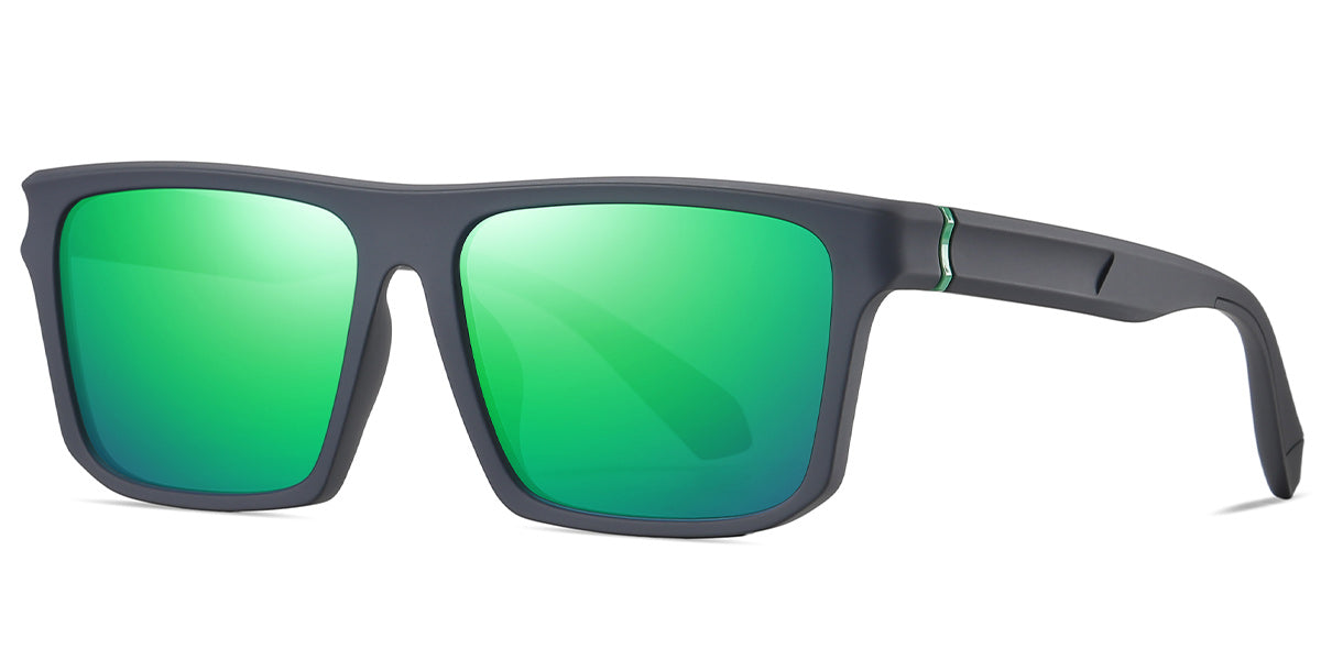 Gray + Mirrored Green Polarized Lenses (SG5259-520)