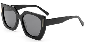 Black + Dark Gray Polarized Lenses (SG6109-1)