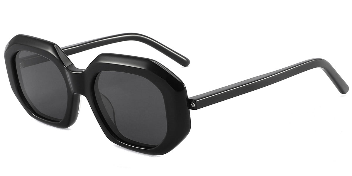 Black + Dark Gray Polarized Lenses (SG4307-1)