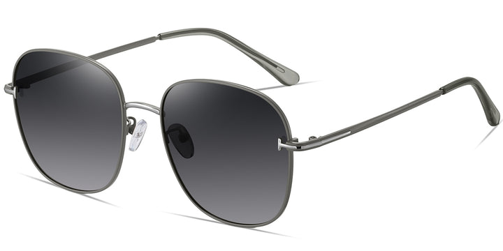 Silver-Gray + Gradient Gray Polarized Lenses (SG4997-6)