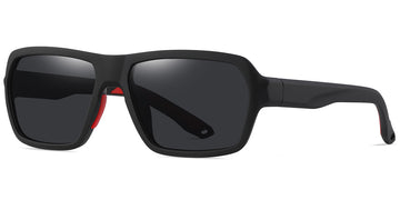 Black + Dark Gray Polarized Lenses (SG6149-1)