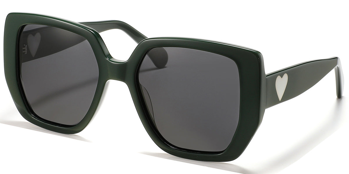 Green + Dark Gray Polarized Lenses (SG6133-3)