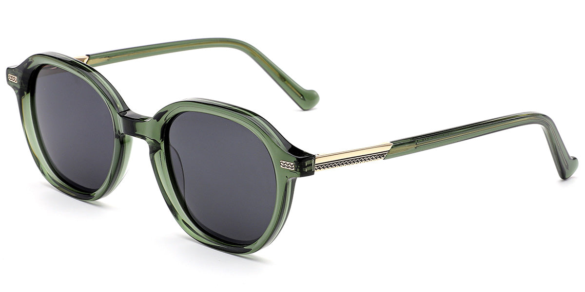 Translucent Green + Dark Gray Polarized Lenses (SG6713-4)