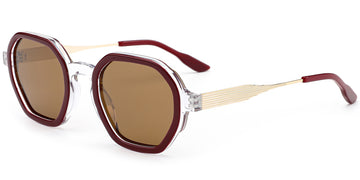 Translucent Brown + Amber Polarized Lenses (SG6107-4)