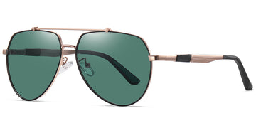 Gold + Dark Green Polarized Lenses (SG4414-93)