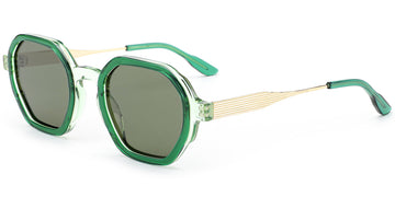 Translucent Green + Green Polarized Lenses (SG6107-3)