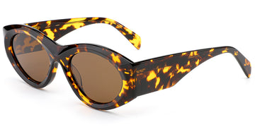 Tortoiseshell + Amber Polarized Lenses (SG6241-2)