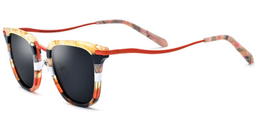 Pattern Orange + Dark Gray Polarized Lenses (SG6076-4)