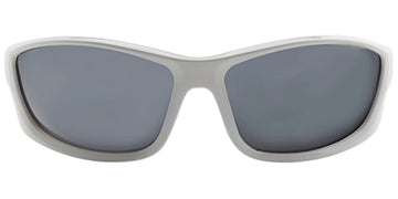 White + Mirrored Silver Polarized Lenses (SG6283-6)