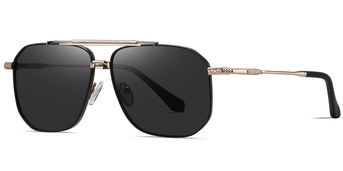 Gold + Dark Gray Polarized Lenses (SG4351-1)