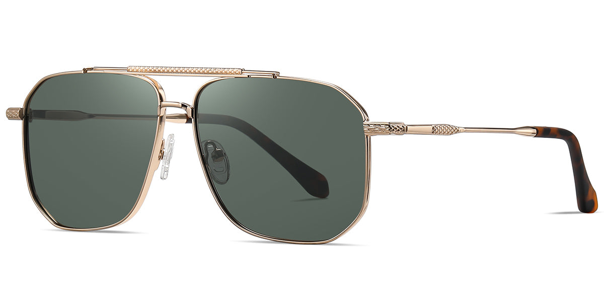 Gold + Dark Green Polarized Lenses (SG4351-4)