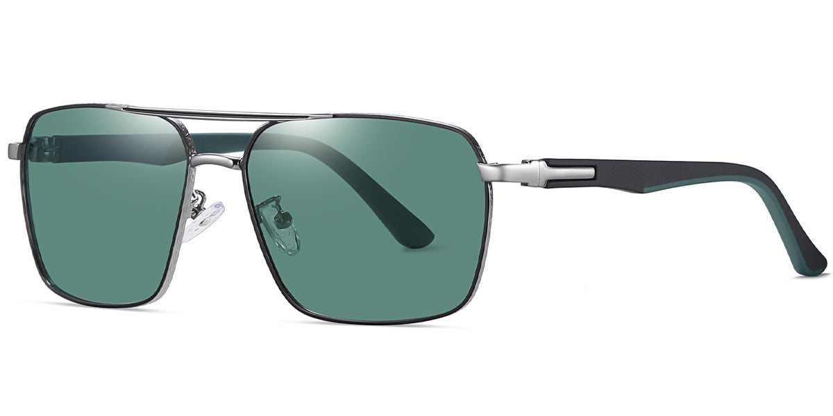 Gun Metal + Dark Green Polarized Lenses (SG4742-3)
