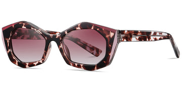 Pattern Pink + Gradient Red Polarized Lenses (SG6228-3)