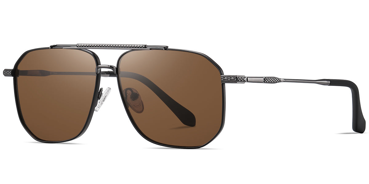 Gun Metal + Amber Polarized Lenses (SG4351-2)