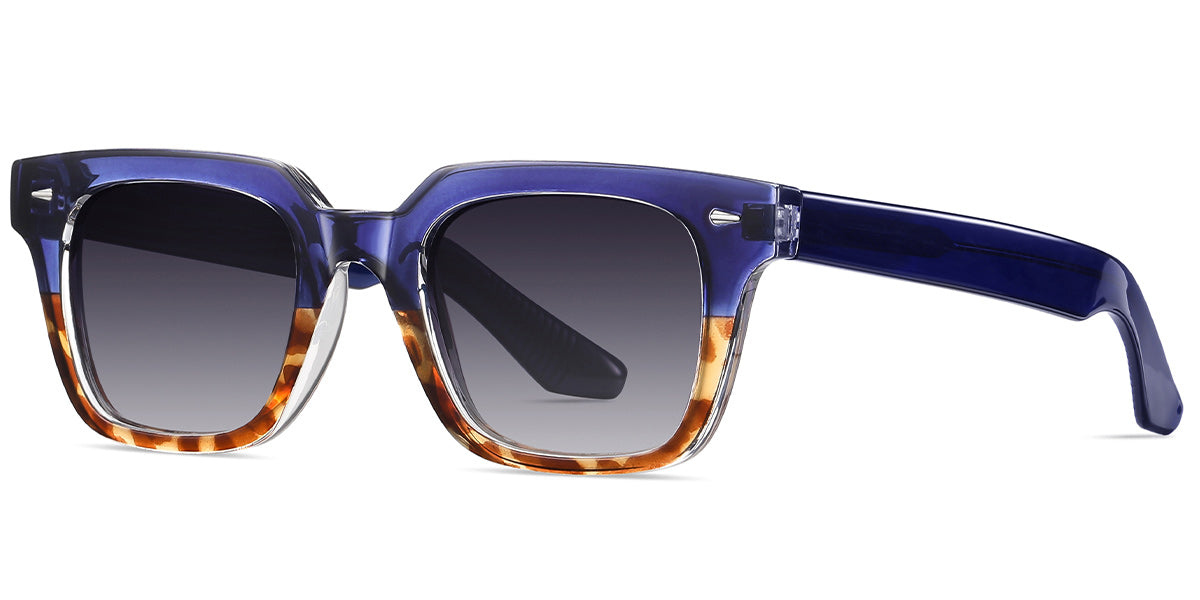 Pattern Tortoiseshell + Gradient Gray Polarized Lenses (SG6028-4)