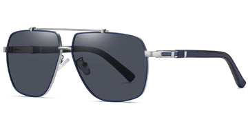 Silver + Dark Gray Polarized Lenses (SG4740-3)