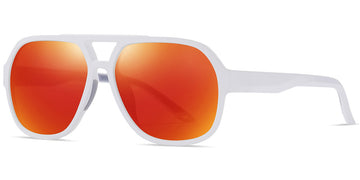 White + Mirrored Red Polarized Lenses (SG6162-5)