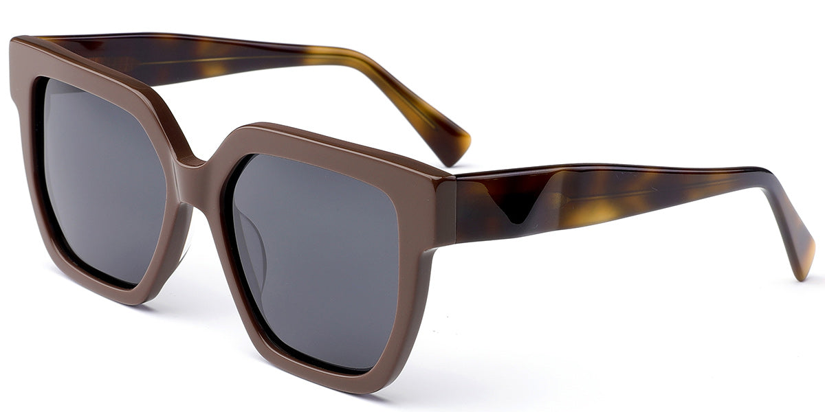 Coffee + Dark Gray Polarized Lenses (SG4914-4)