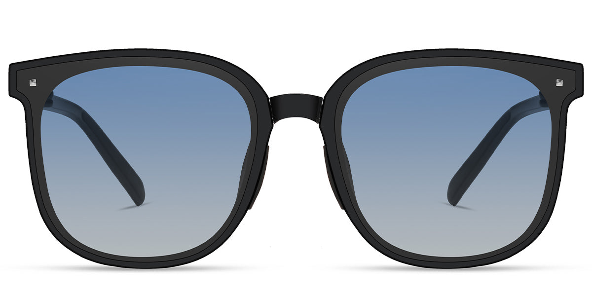 Black + Gradient Blue Polarized Lenses (SG4750-3)