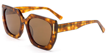 Tortoiseshell + Amber Polarized Lenses (SG6109-3)