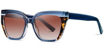 Pattern Blue + Gradient Amber Polarized Lenses (SG6273-2)