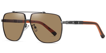 Gun Metal + Amber Polarized Lenses (SG4740-4)