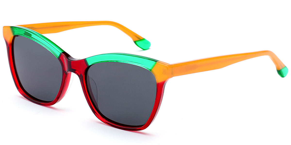 Pattern Red + Dark Gray Polarized Lenses (SG4884-3)