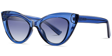 Translucent Blue + Gradient Blue Polarized Lenses (SG6171-5)