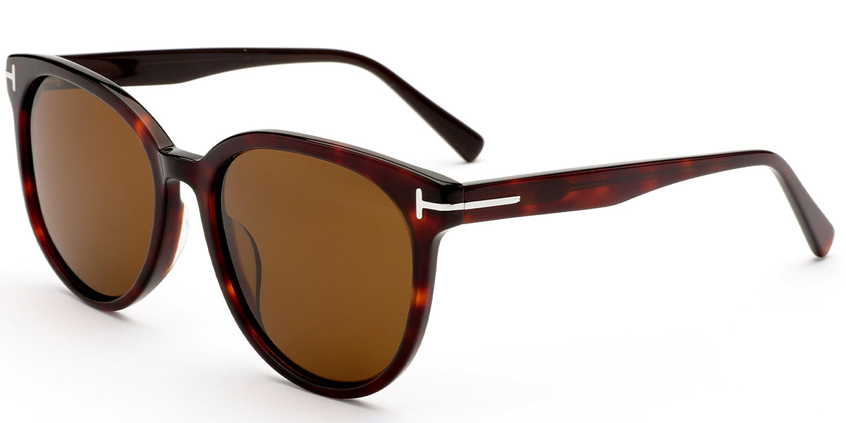 Pattern Wine Red + Amber Polarized Lenses (SG4622-2)