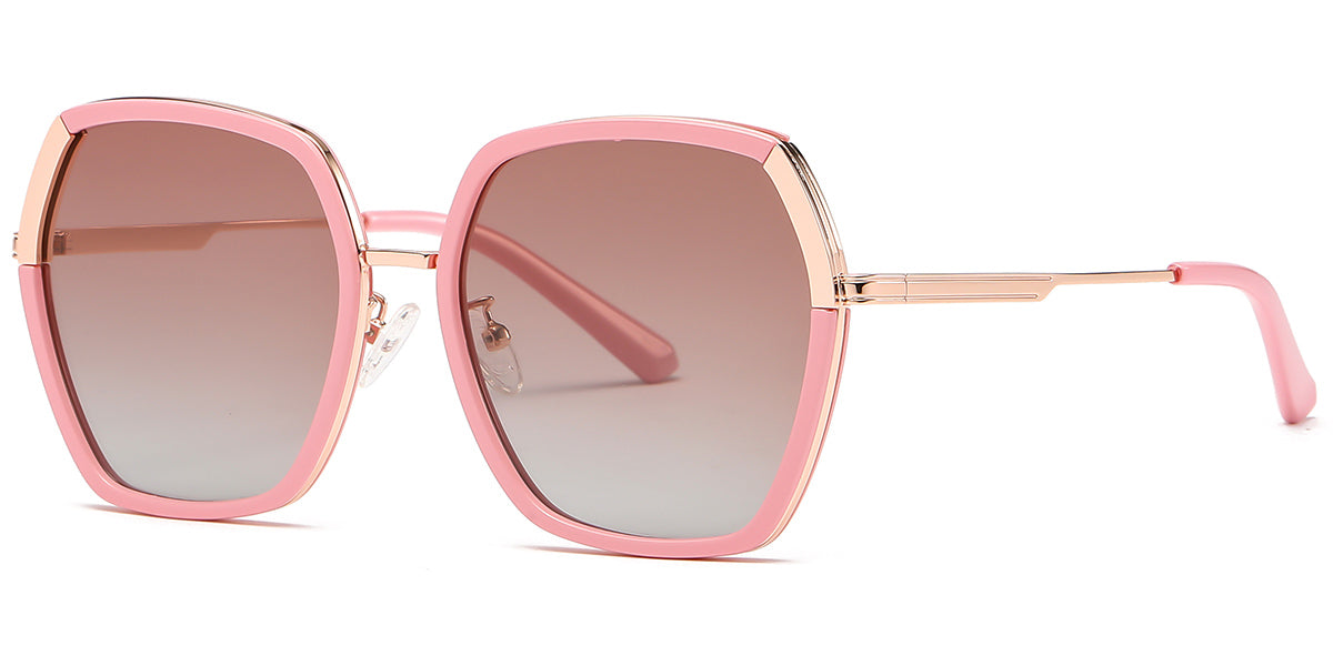 Pink + Gradient Pink Polarized Lenses (SG6166-562)