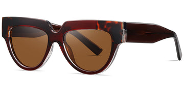 Pattern Brown + Amber Polarized Lenses (SG6226-2)