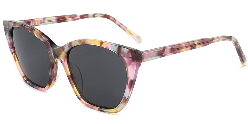 Pattern Pink + Dark Gray Polarized Lenses (SG4389-1)
