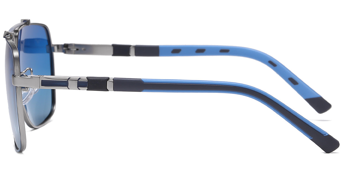 Gun Metal + Gradient Blue Polarized Lenses (SG4740-2)