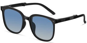 Black + Gradient Blue Polarized Lenses (SG4750-3)