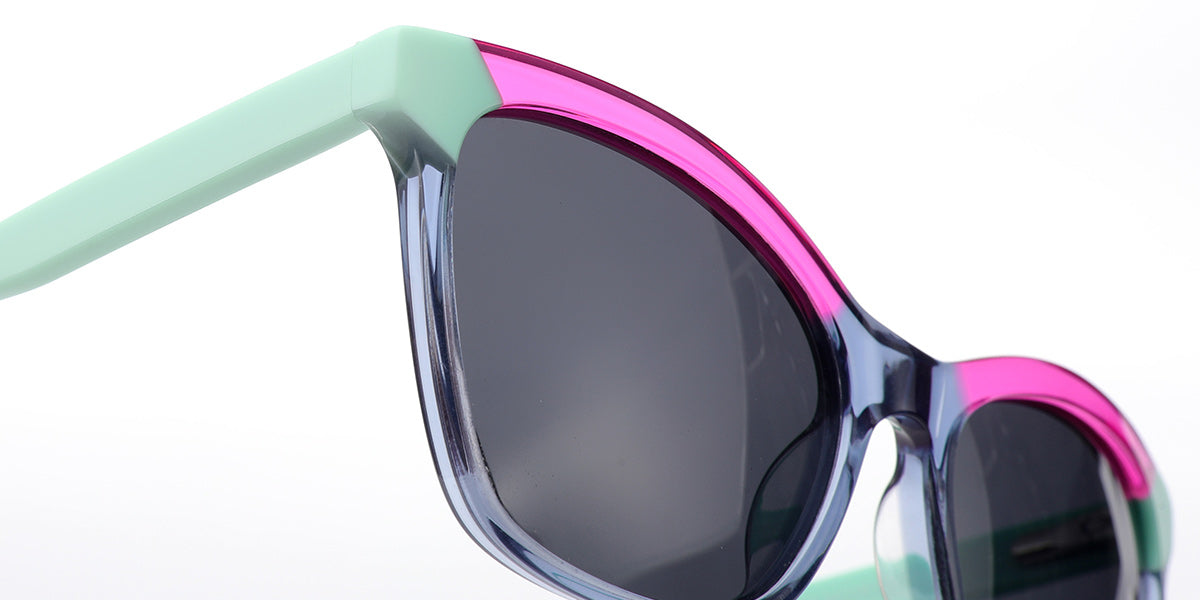 Pattern Blue + Dark Gray Polarized Lenses (SG4884-1)