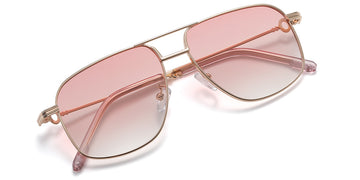 Rose Gold + Gradient Pink Polarized Lenses (SG4951-4)