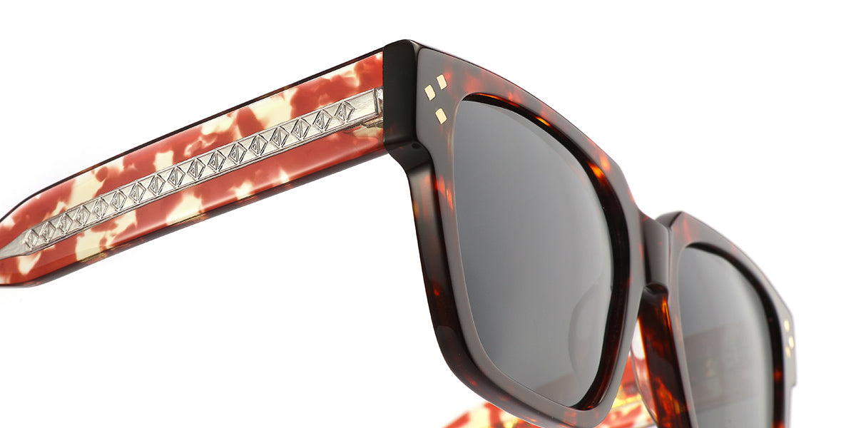 Tortoiseshell + Dark Gray Polarized Lenses (SG5043-2)