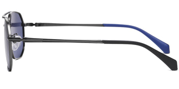 Black Gun Metal + Blue Polarized Lenses (SG4415-3)