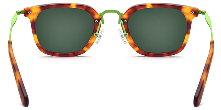 Tortoiseshell + Dark Green Polarized Lenses (SG6072-5)