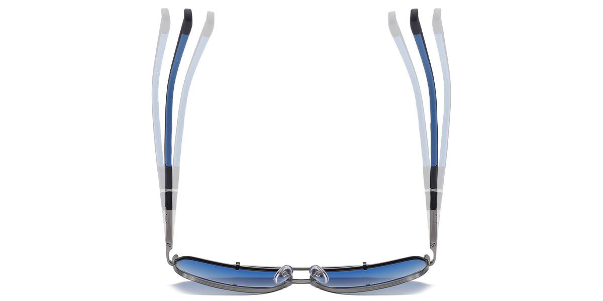 Gun Metal + Gradient Blue Polarized Lenses (SG4740-2)