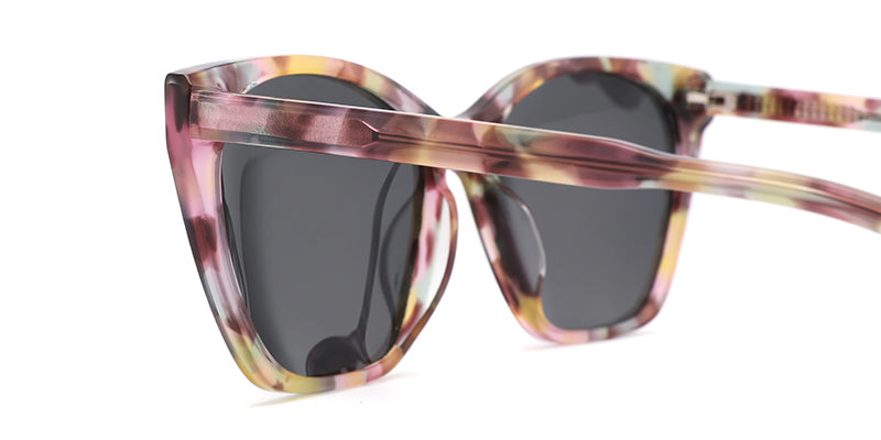 Pattern Pink + Dark Gray Polarized Lenses (SG4389-1)