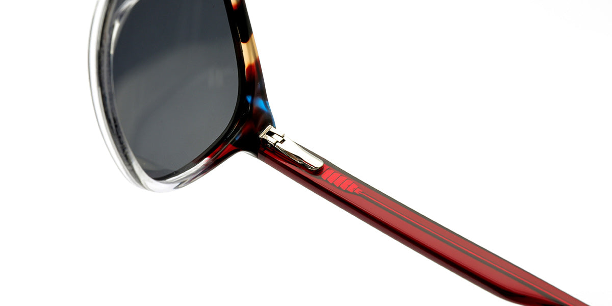 Pattern Wine Red + Dark Gray Polarized Lenses (SG4894-4)