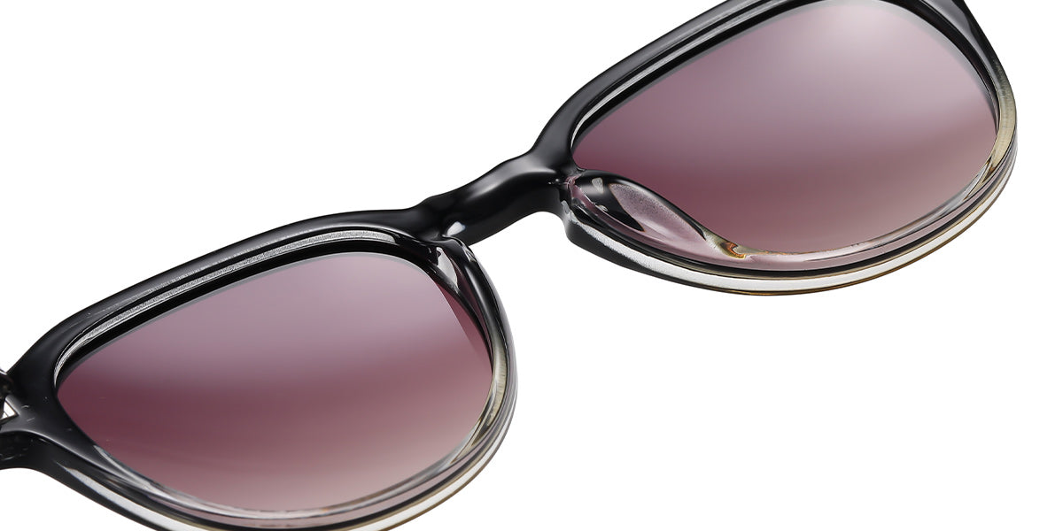 Pattern Black + Gradient Amber Polarized Lenses (SG6017-4)